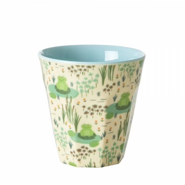 Melamin-Kinderbecher Frosch, 7,5 cm x 7,5 cm, Firma Rice
