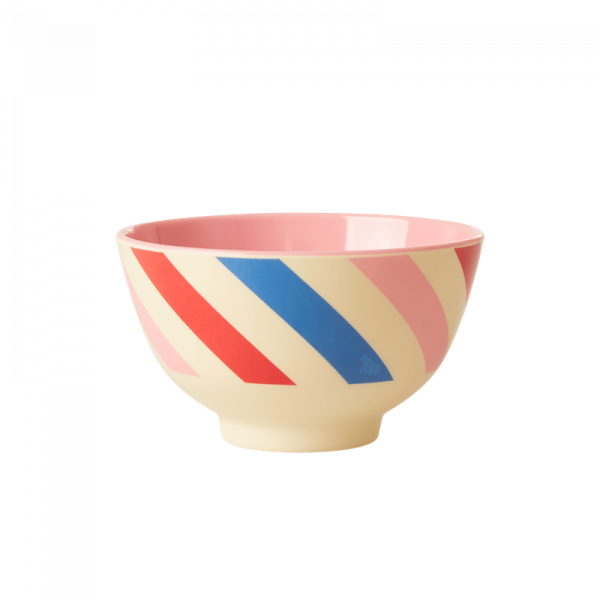 Melamin-Schale Streifen, small, Firma Rice