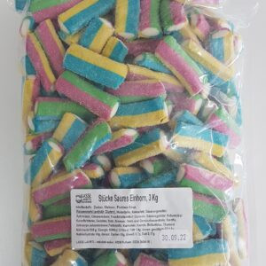 Lasse Lakrits; Bunte Stücke Lakritz saures Einhorn