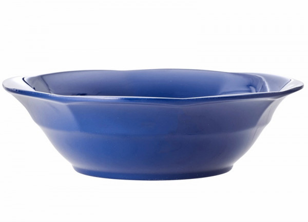Melamin-Suppenteller Navy Blau, Firma Rice