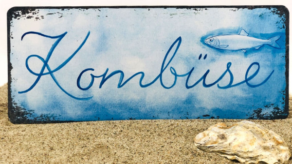 Blechschild Kombüse (Dekoschild Metallschild Küche)