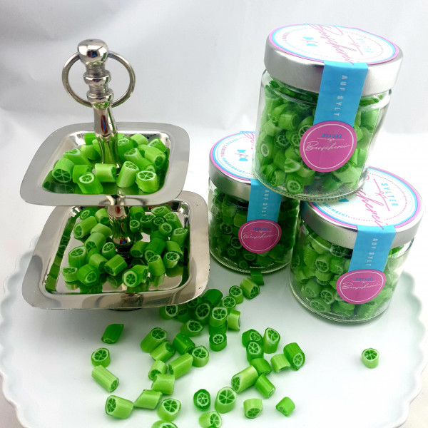 Handgemachte Sylter Bonbons Limette 150 gr.; süß,sauer (Bonschen)