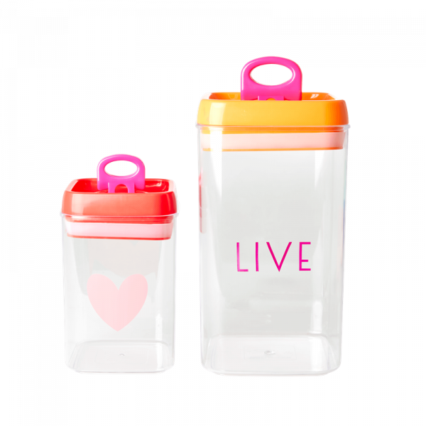 Lebensmittelboxen Live/Heart, small/tall, Firma Rice