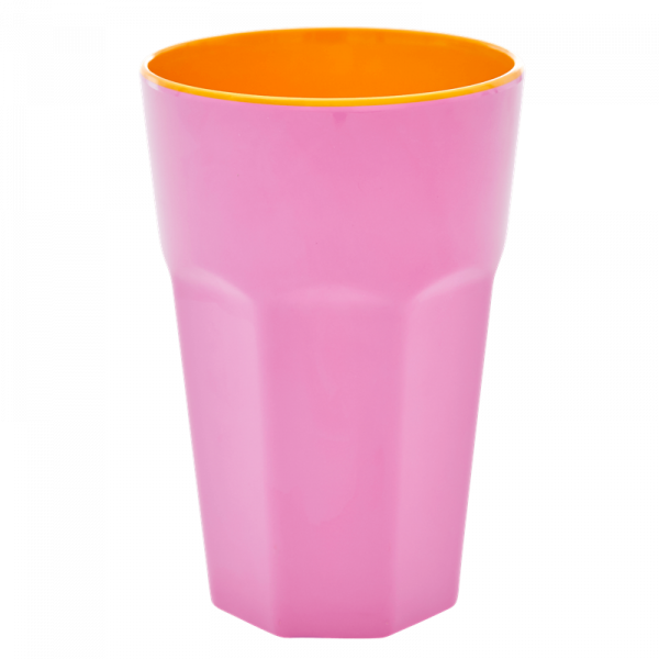Melamin-Becher Pink, 13 cm x 9 cm, Firma Rice