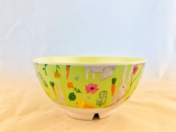Ostern Melamin-Schale, medium, Firma Rice