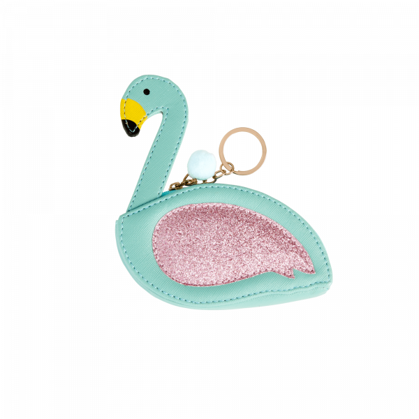 Flamingo Geldbörse mintgrün, Firma Rice
