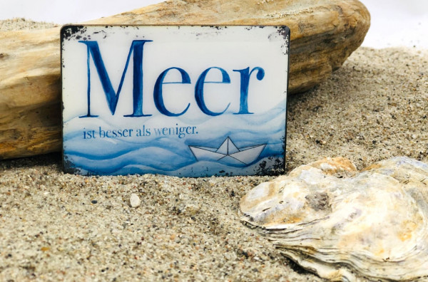Softmagnet Meer ist besser als weniger (Magnet, Küche, Kühlschrankmagnet, Heizkörper, Dekoration)