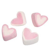 Mellow Pinky Hearts Schaumzuckerware