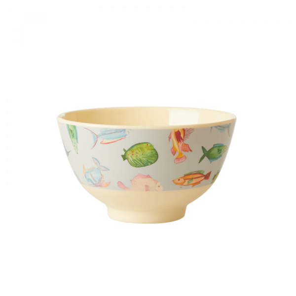 Melamin-Schale Fische, small, Firma Rice