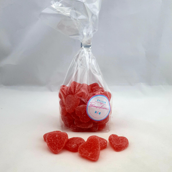 Yummi saure Liebesherzen Fruchtgummi