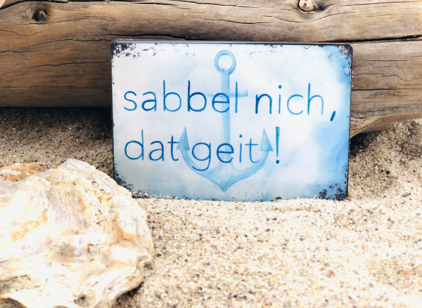 Softmagnet sabbel nich, dat geit! (Magnet, Küche, Kühlschrankmagnet, Heizkörper, Dekoration)