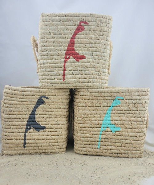 Bastkorb Insel Sylt quadratisch ,Firma Rice