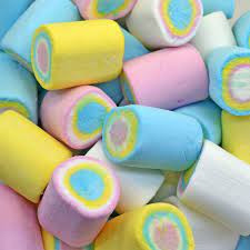 Mellow Regenbogen Speckrollen Schaumzuckerware