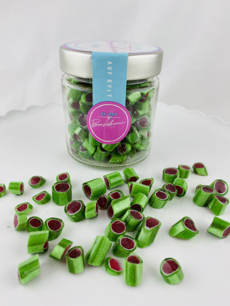 Handgemachte Sylter Bonbons Rocks Wassermelone 150 gr.; süß(Bonschen)