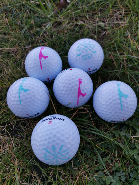 Golfbälle Glaube-Liebe-Sylt-Hoffnung