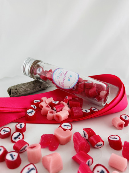 Handgemachte Sylter Bonbons Rocks Lieblingsmami 40g; süß,sauer (Bonschen)