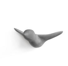 Wandhaken Vogel grau (Wanddekoration, Garderobe, Garten, Küche, Beton)