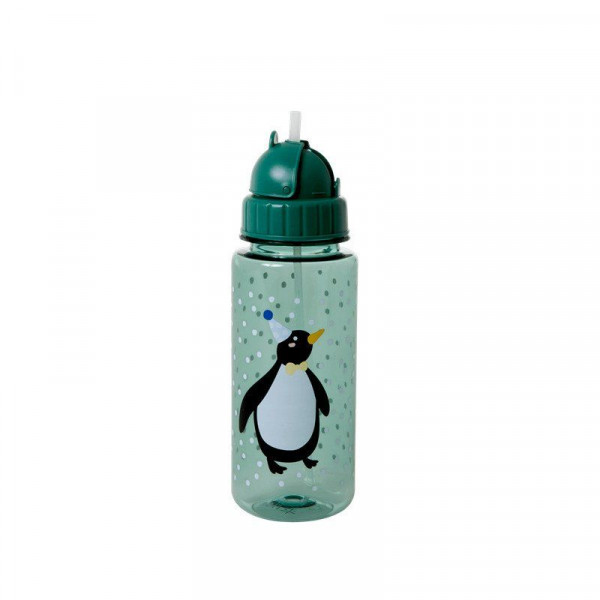 Kunststoff-Trinkflasche Party Animal green, Firma Rice
