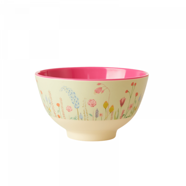 Melamin-Schale Sommerblumen, small, Firma Rice