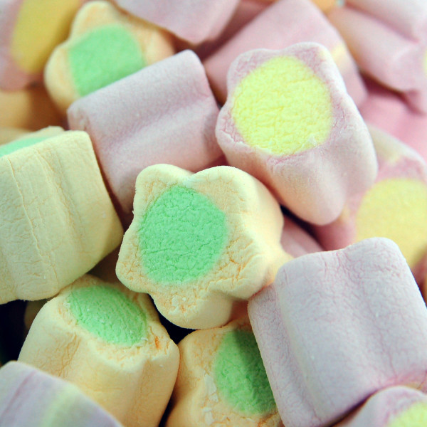 Mellow Blumen Schaumzuckerware