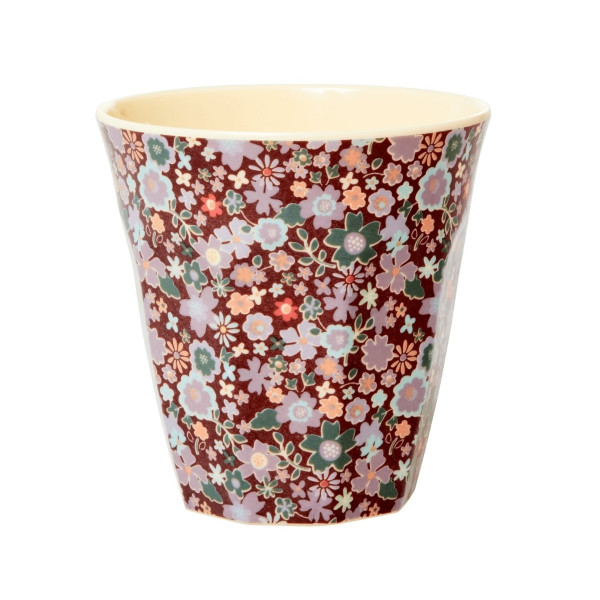 Melamin-Becher Herbstliche Blumen , 9 cm x 9 cm, Firma Rice