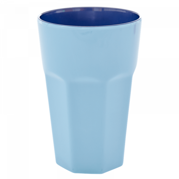Melamin-Becher blau, 13 cm x 9 cm, Firma Rice