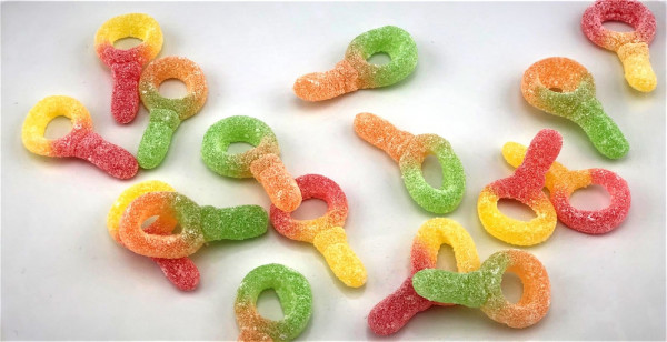 Yummi Schnuller - sauer Fruchtgummi