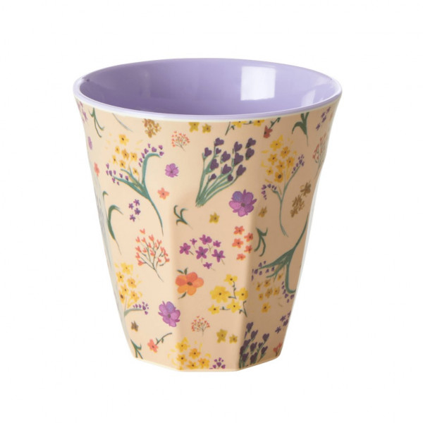 Melamin-Becher Wild Flower, 9 cm x 9 cm, Firma Rice