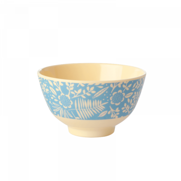 Melamin-Schale Farn & Blumen, small, Firma Rice