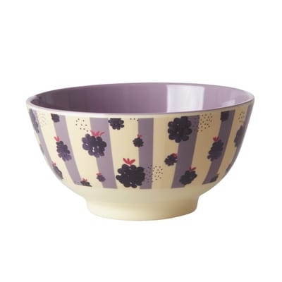 Melamin-Schale Brombeere, groß, Firma Rice