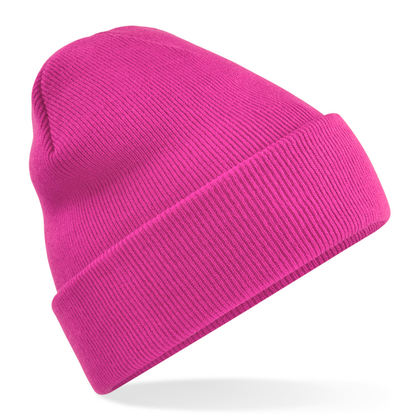 Beanie Glaube- Liebe- Sylt- Hoffnung Fuchsia