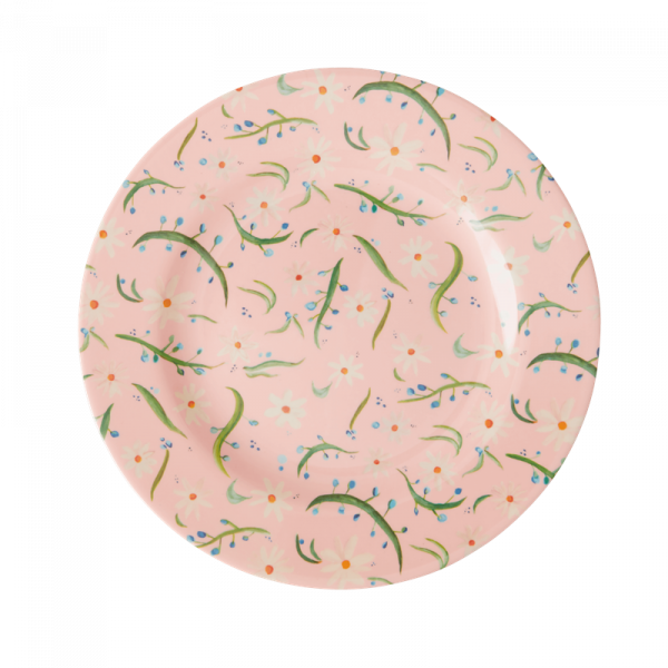 Melamin-Beilagenteller Gänseblümchen, Firma Rice