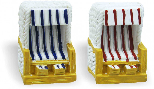 Softmagnet Mini-Strandkorb (Magnet, Küche, Kühlschrankmagnet, Heizkörper, Dekoration)