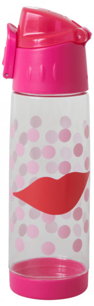 Kunststoff-Trinkflasche Kussmund, Firma Rice