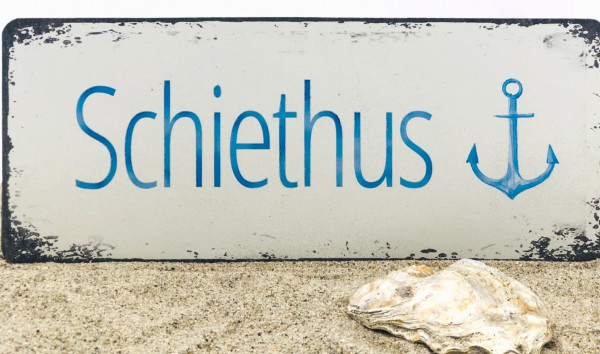 Blechschild Schiethus (Dekoschild Metallschild Küche)