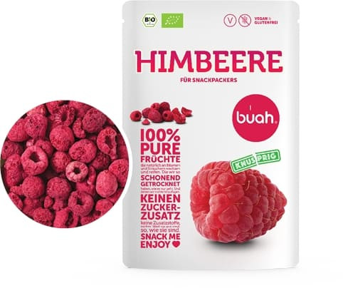 100 % pure Früchte Bio Himbeere (Trockenfrucht, Frische, Natur, Qualität)