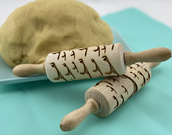 Keksroller Sylt (Kuchenrolle,Keksrolle, Nudelholz, Keksstempel, Backen, Weihnachten, Bäckerei, Backs