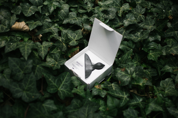Mini Vogel grau (Wanddekoration, Garderobe, Garten, Küche, Beton)